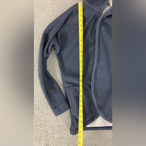 Abercrombie Kids Washed Blue Soft Relaxed Hoodie Cardigan Size 13/14 - Picture 6 of 9